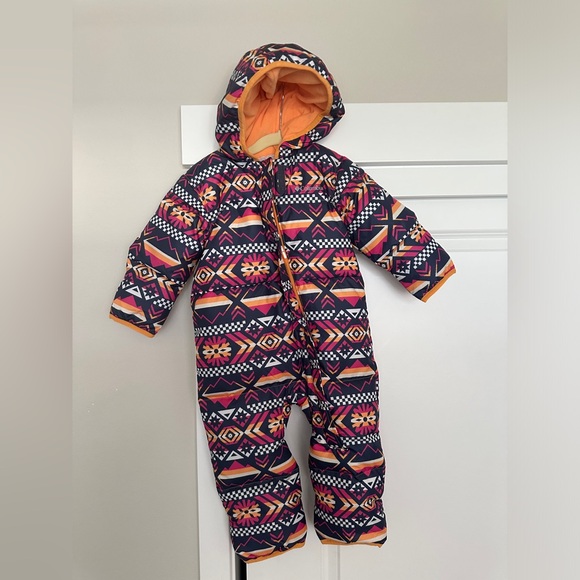 Baby Columbia Snuggly Bunny Bunting Snow Suit. Excellent Used Condition. - Picture 1 of 2